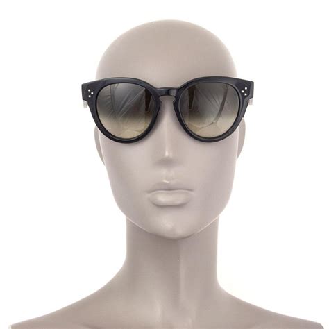 celine new preppy 41043s black 807|Celine CL41049/S Thin Preppy 807/XM Sunglasses in Black .